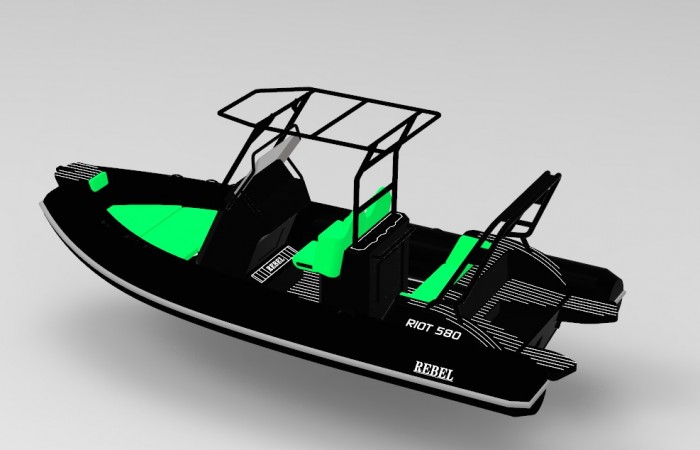 Rebel Riot 580. Avaliable to order inBlack and Green 1