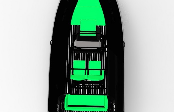 Rebel Riot 580. Avaliable to order inBlack and Green 3