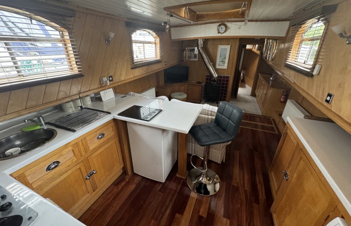 Central Craftworks Ltd, Replica Dutch Barge. Saloon pic 1