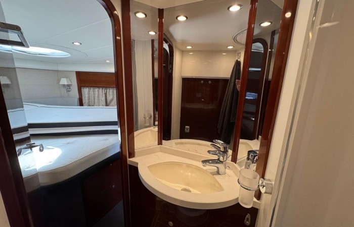 Princess V45 Esperanca. Primary Cabin En-Suite pic 3