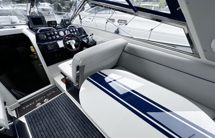 Sunseeker 36 Repello. Silver Sovereign. Cockpit pic 3
